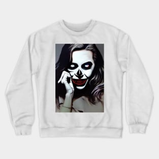 Zombie girl oldschool retro Crewneck Sweatshirt